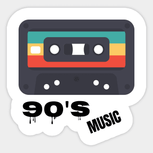 Vintage music Sticker